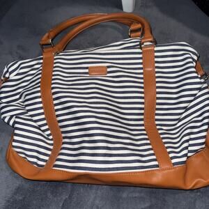 BAOSHA Canvas Travel Tote Duffel Bag Weekender Overnight Bag